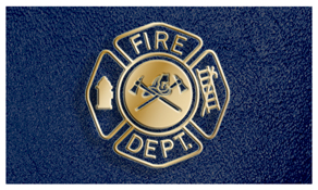 DNSEMP-C-418-SH-BL Fire Department Shimmer Blue
